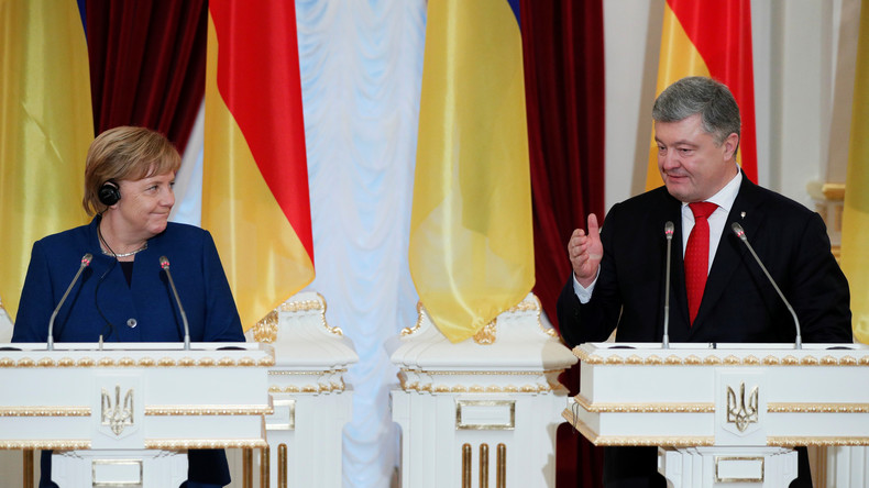 "Eine große Freundin der Ukraine": Poroschenko setzt auf Kanzlerin Merkel
