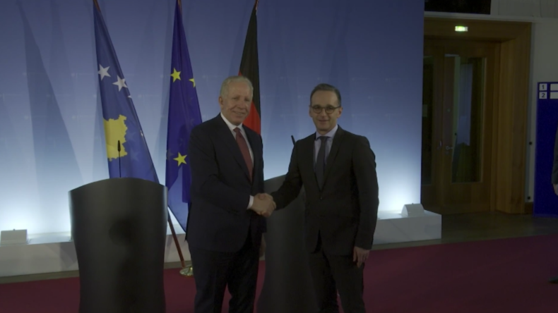 Maas spricht in Berlin über EU-Integration des Kosovo