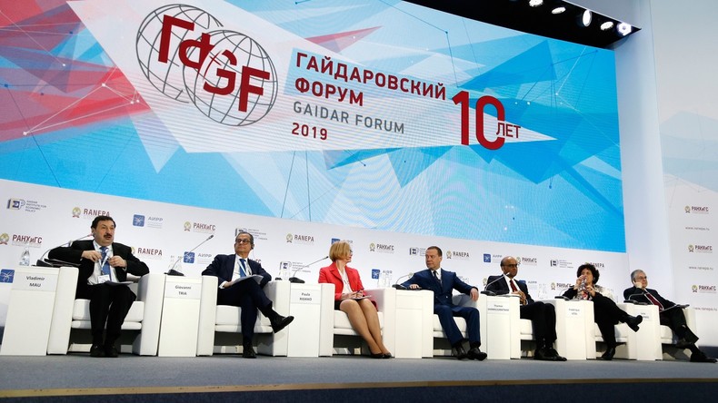Moskau: Beginn des 10. Internationalen Gaidar-Wirtschaftsforums