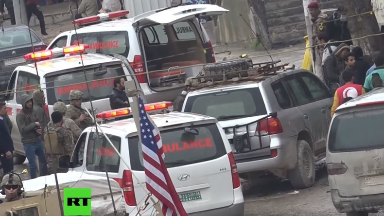 Selbstmordanschlag tötet vier und verletzt drei US-Soldaten im syrischen Manbidsch (Videos)