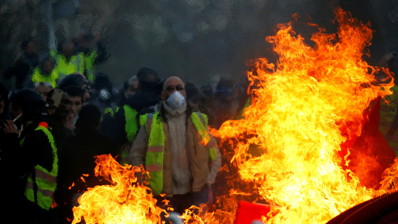 Rund 84.000 Teilnehmer bei erneuten "Gelbwesten"-Protesten in Frankreich 