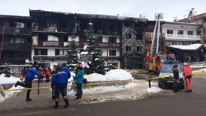 Zwei Tote und vier Schwerverletzte bei Brand in französischem Skiort 