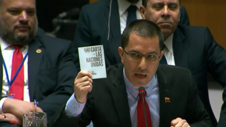 Venezuelas Außenminister: "Macron, kümmer dich um die Gelbwesten - USA gehören unter UN-Beobachtung"