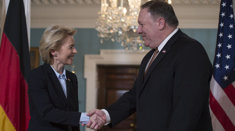 Ursula von der Leyen spricht von "Russlands Aggression in Osteuropa"