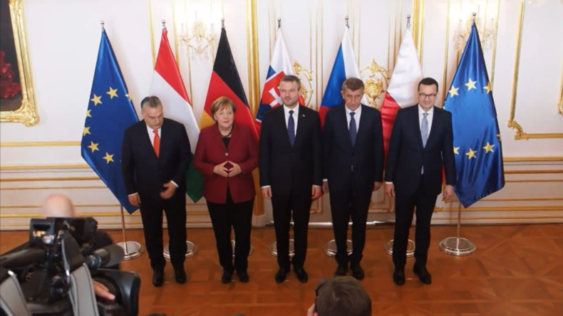 Slowakei: Merkel äußert sich beim Visegrád-Gipfel zur Kritik an Nord Stream 2 