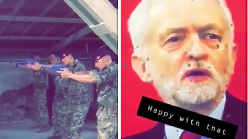 Oppositionsführer Corbyn als Zielscheibe – Video von britischen Soldaten sorgt für Furore