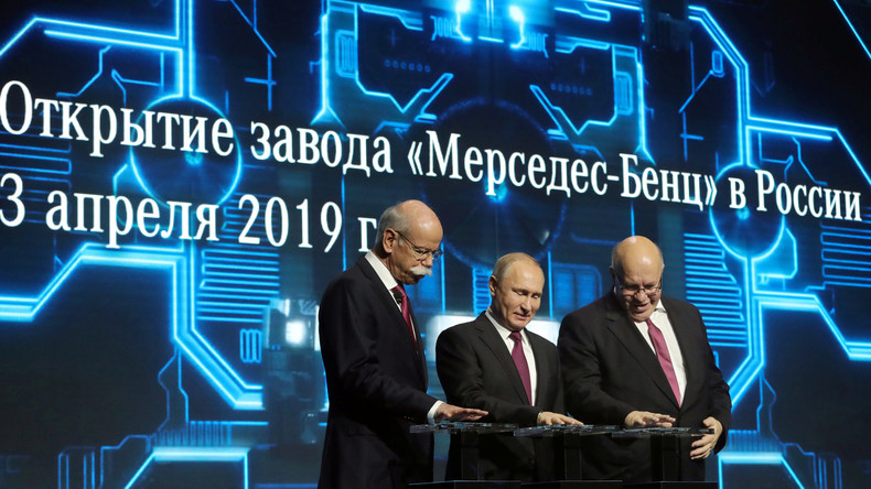Wirtschaftsminister Altmaier eröffnet Mercedes-Werk bei Moskau: "Potenzial für mehr Zusammenarbeit "