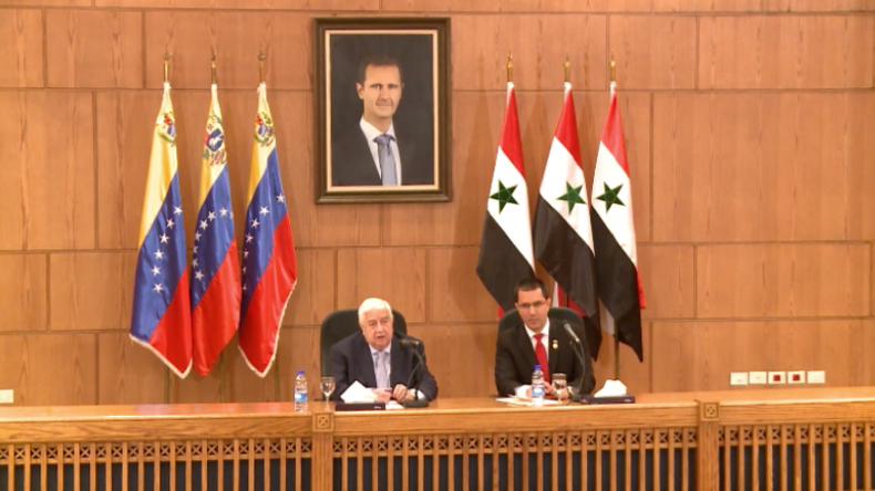  Außenminister von Syrien und Venezuela: "Wir haben denselben imperialistischen Feind"