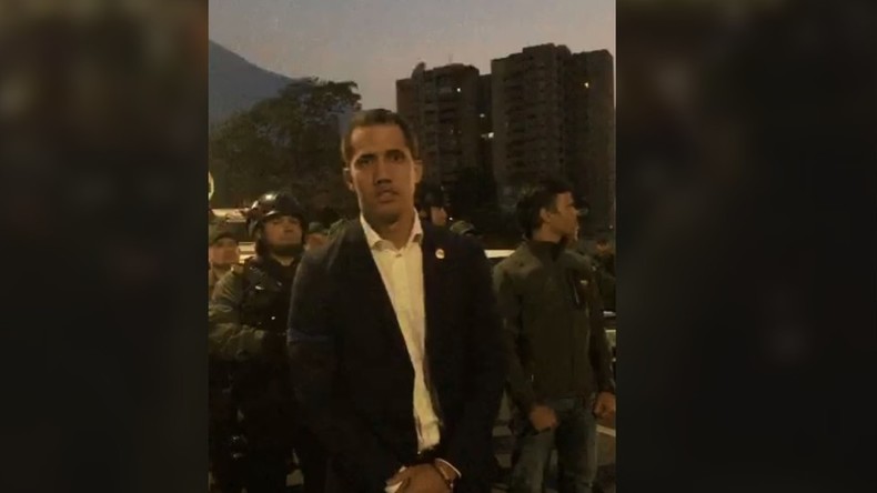 Von USA unterstützter "Interimspräsident" Guaidó ruft zum militärischen Aufstand in Venezuela auf