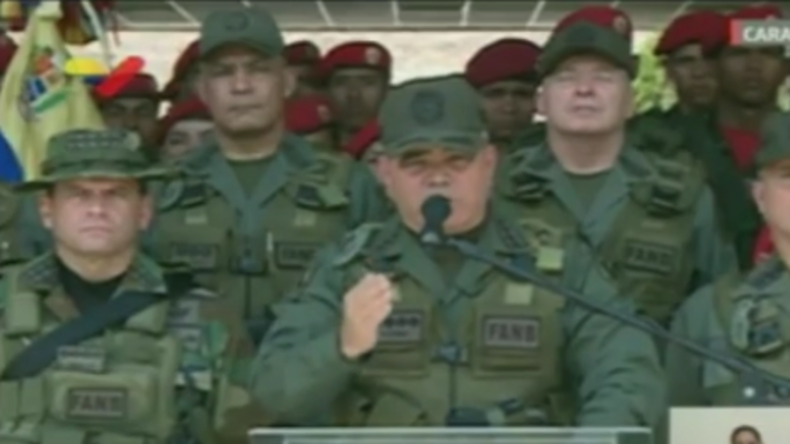 Venezuelas Armeechef: "Wer mit Gewalt nach Miraflores kommt, wird mit Gewalt zu Fall gebracht"