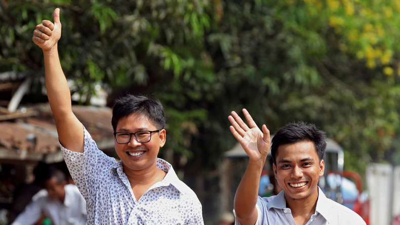 Nach mehr als 500 Tagen Haft: Myanmar lässt Reuters-Journalisten frei 