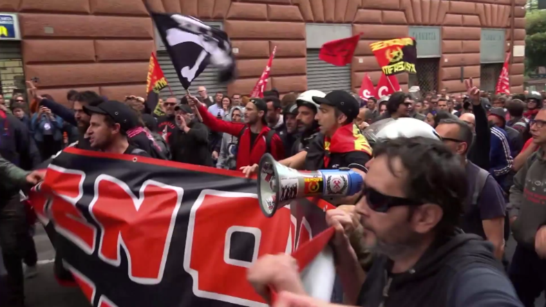 Italien: Zusammenstöße zwischen Polizei und Antifa bei rechtsextremer Kundgebung in Genua
