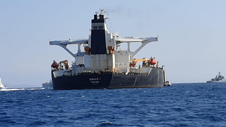 Kapitän und Erster Offizier von Öltanker Grace 1 in Gibraltar festgenommen