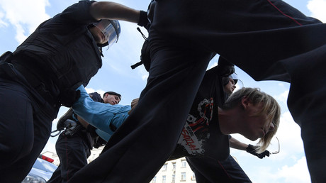 Protestdemo gegen Wahlausschluss von Oppositionellen in Moskau - Mehrere Festnahmen