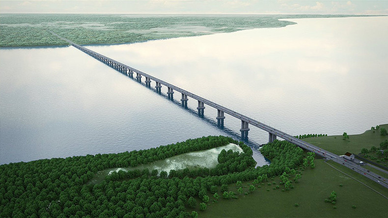 Russland baut für 1,6 Milliarden Euro Brücke als Teil der Strecke zwischen Europa und China