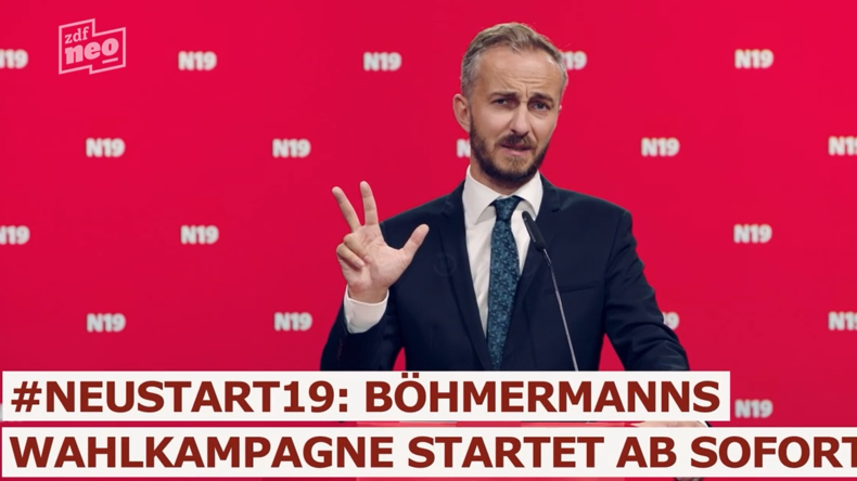 "Der Olaf ist 'ne Pfeife" – Jan Böhmermann möchte die SPD übernehmen