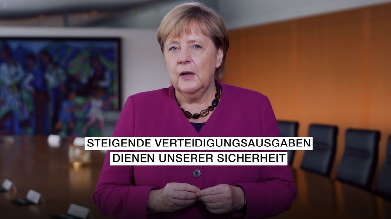 "Wo Konflikte herrschen, dient sie unseren Interessen" – wie Angela Merkel der Bundeswehr gratuliert