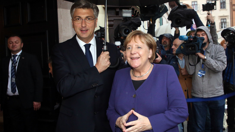 Merkel in Zagreb: Kroatien verteidigt für uns die EU-Außengrenze