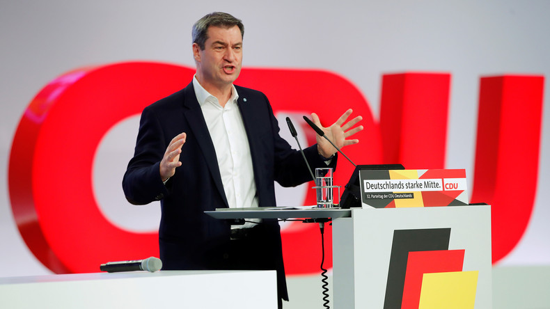 RT Deutsch auf dem CDU-Parteitag:  Markus Söder fordert Geschlossenheit und nennt AfD "Feind"