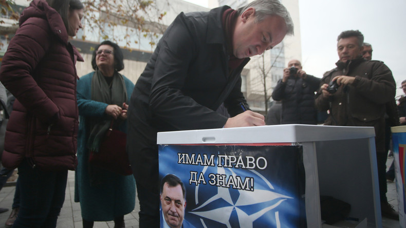 Serben zeigen sich entschlossen und wollen NATO-Beitritt von Bosnien-Herzegowina verhindern