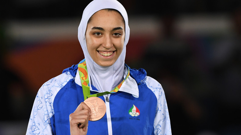 Irans einzige Olympia-Medaillengewinnerin flieht aus der Heimat