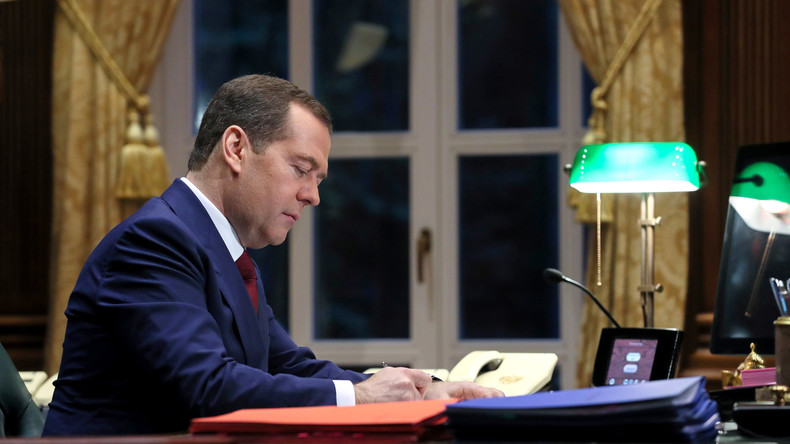 Russlands Premierminister Medwedew: Russische Regierung tritt zurück