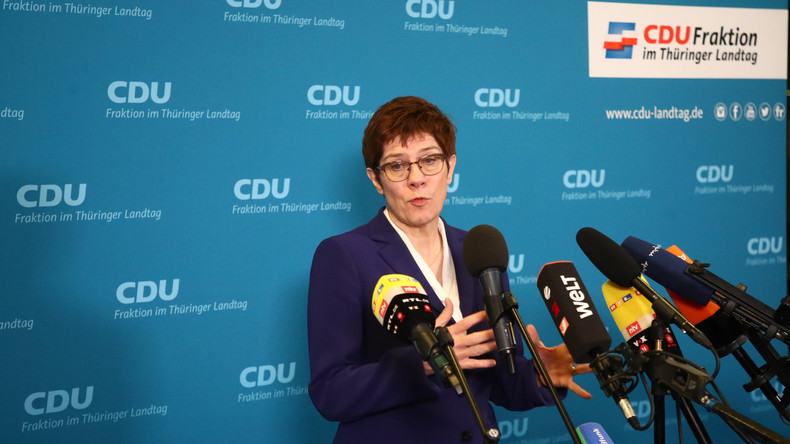 Doch keine Neuwahlen? Kramp-Karrenbauer will Landes-CDU in Thüringen eine Schonfrist geben