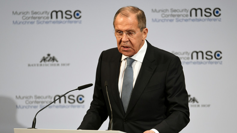 LIVE: Russlands Außenminister Lawrow spricht über Münchener Sicherheitskonferenz