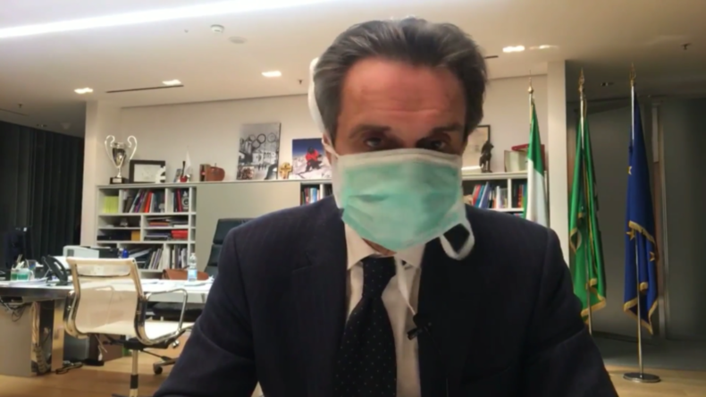 Italien: Gouverneur der Lombardei isoliert sich selbst nach positivem Corona-Test bei Mitarbeiterin