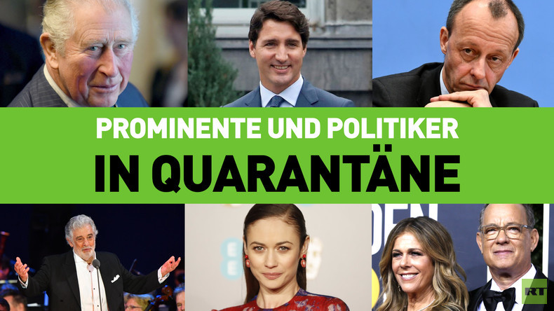 Prominente und Politiker in Quarantäne: Wer ist bereits Corona-positiv?