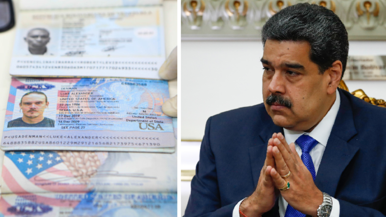 Maduro präsentiert Dokumente von verhafteten US-Söldnern: "Sind Mitarbeiter von Trump"