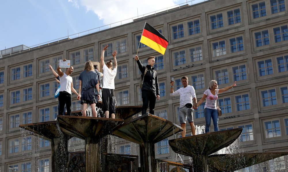 Proteste in Berlin gegen Corona-Maßnahmen