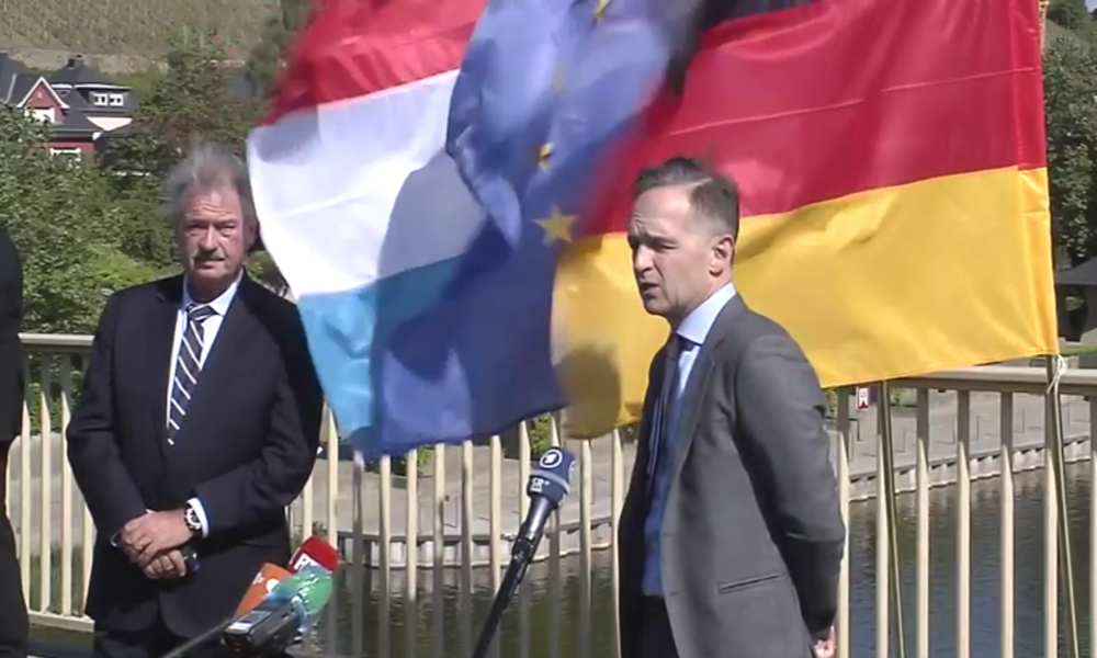 Deutschland/Luxemburg: Außenminister eröffnen die Grenzen nach der Abriegelung wegen COVID-19
