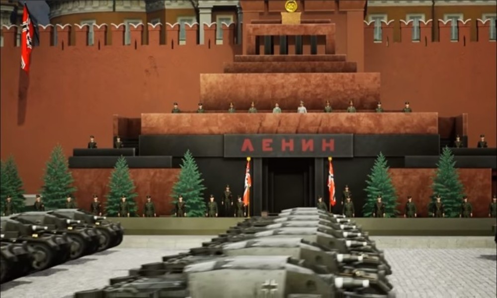 "Europa in die Knie zwingen": Ukrainisches Computerspiel zeigt Siegesparade der Nazis in Moskau