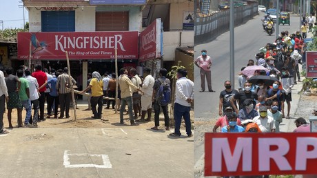 Unter den Tisch geklickt: Indische Website zum virtuellen Schnapsladen-Anstehen sofort abgestürzt
