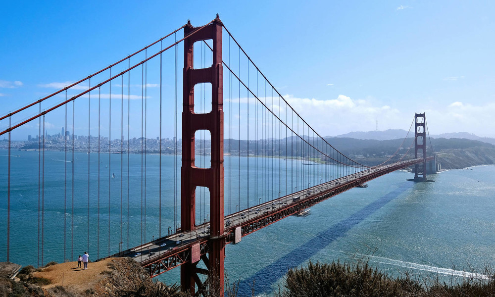 Summende Brücke: Unachtsamkeit von Ingenieuren verwandelt Golden Gate Bridge in Äolsharfe