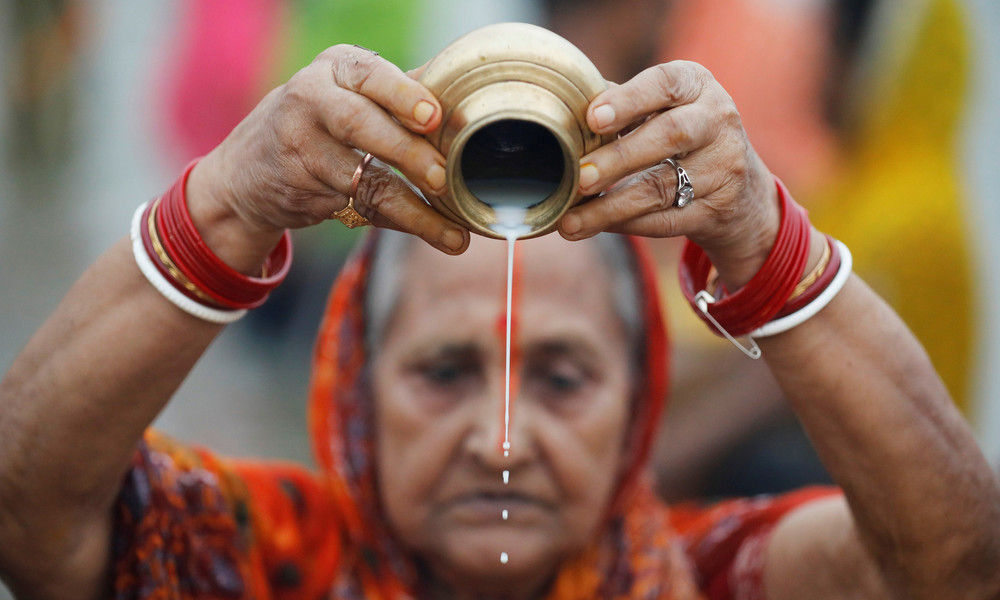 Coronavirus wird in Indien zu Gottheit: Gläubige wollen Krankheit mit Ritualen abwenden