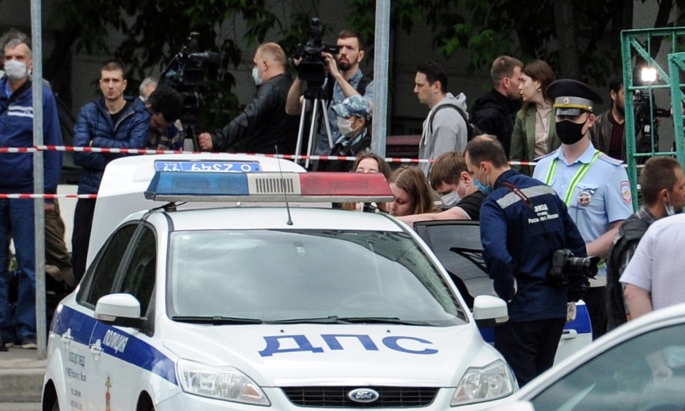 Schießerei in Moskau – zwei Verkehrspolizisten und der Angreifer schwer verletzt