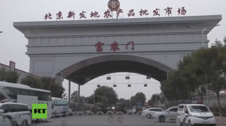 Corona-Ausbruch auf Großmarkt in Peking