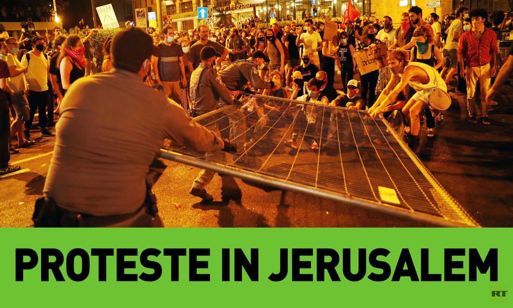 Proteste gegen die Regierung in Jerusalem
