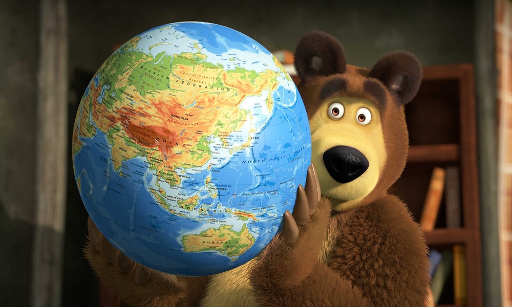 Russische Zeichentrickserie "Mascha und der Bär" weltweit unter den Top Five Lieblingscartoons