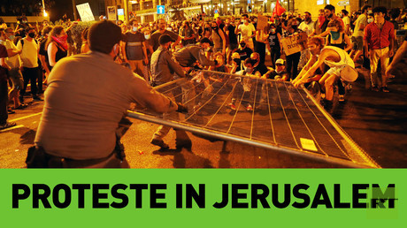 Proteste gegen die Regierung in Jerusalem