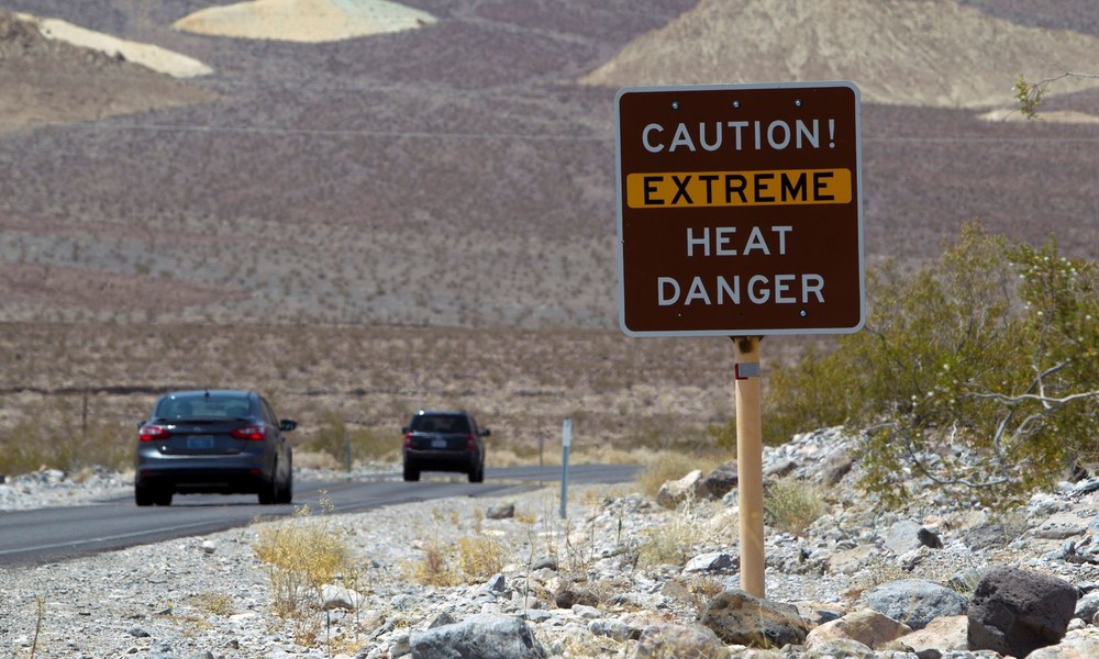 Rekordverdächtiger Hitzewert im US-Nationalpark Death Valley: 54,4 Grad gemessen
