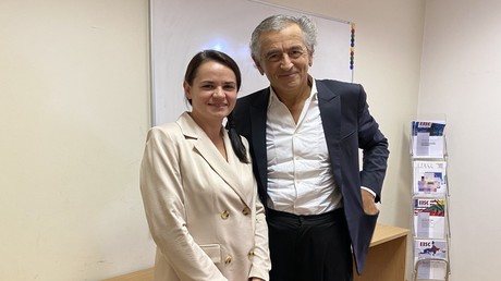 "Muse der Revolution" – Bernard-Henri Lévy macht Swetlana Tichanowskaja zur Ikone