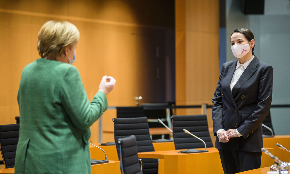 Alexander Rahr über Merkels Treffen mit Tichanowskaja: Sie will ihr liberales Gesicht zeigen