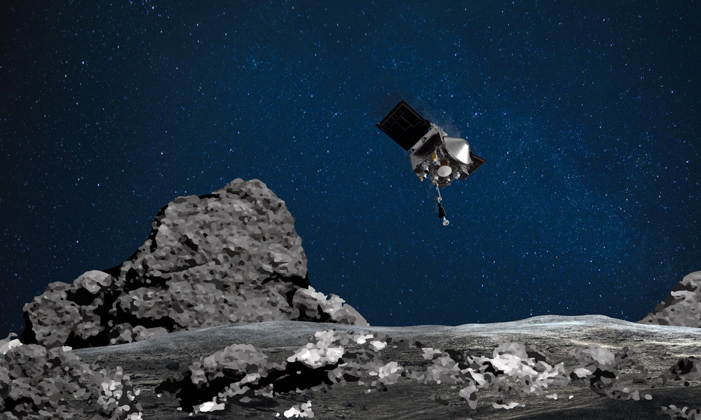 NASA-Sonde nimmt Bodenproben vom Asteroiden Bennu
