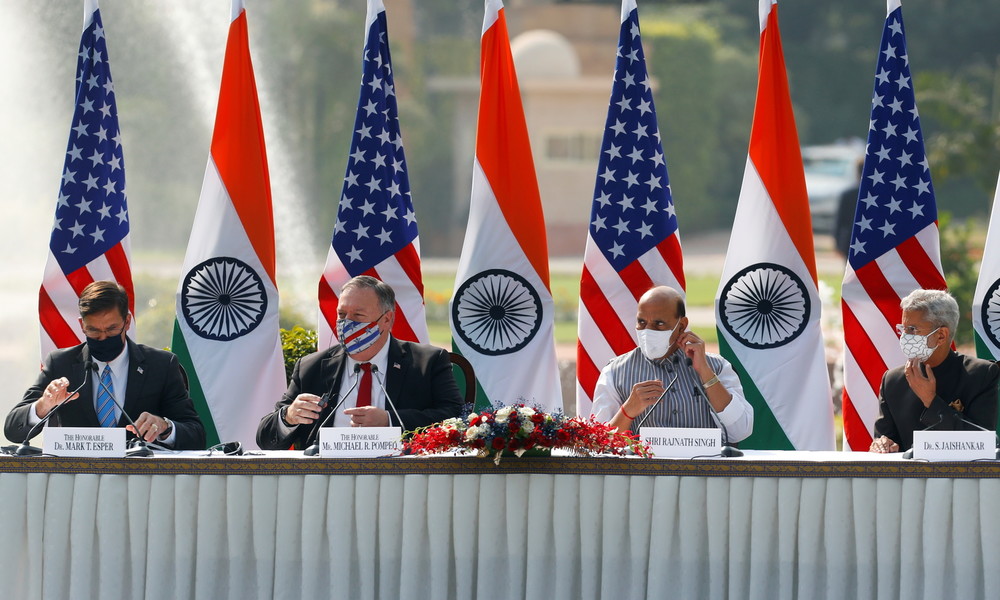 Neue indopazifische Strategie der USA gegen China: USA und Indien unterzeichnen Militärabkommen