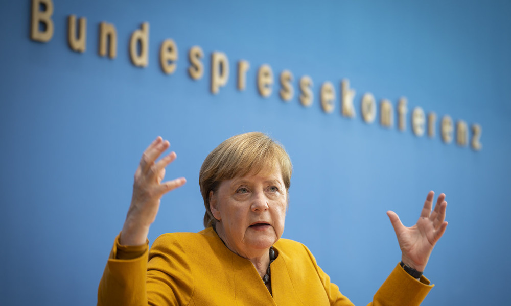 Bundeskanzlerin Merkel auf Bundespressekonferenz zu neuem Lockdown: "Virus bestraft Halbherzigkeit"