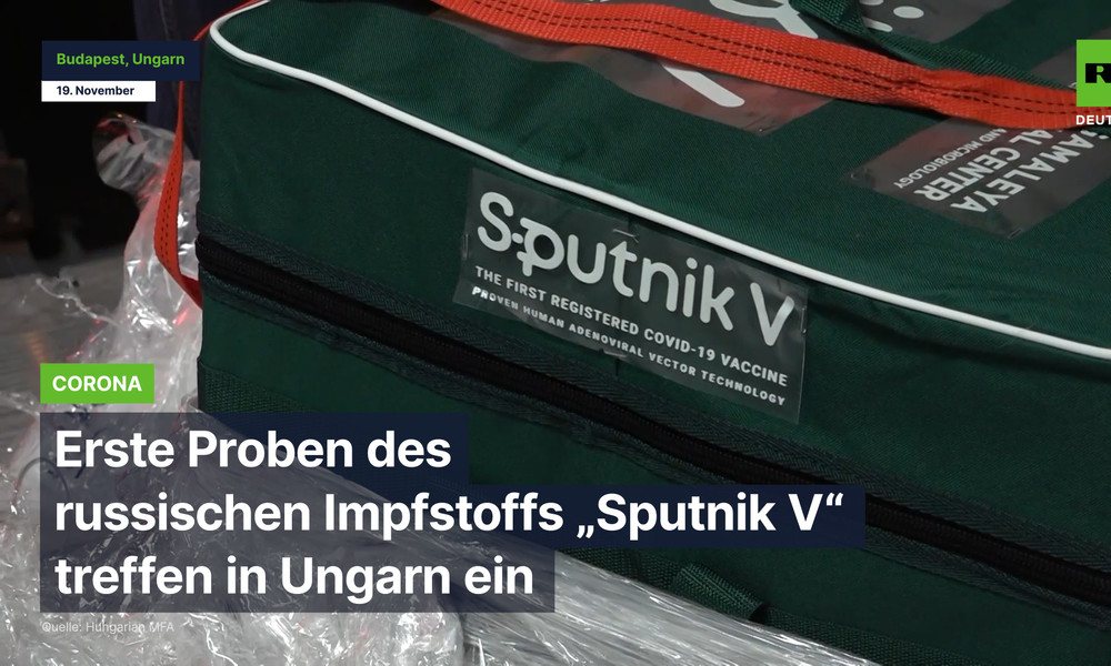 Erste Proben des russischen Impfstoffs „Sputnik V“ treffen in Ungarn ein