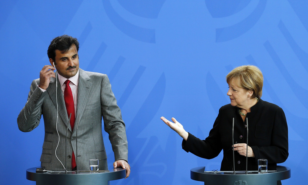 Besuch bei Merkel: Emir von Katar bestreitet ISIS-Finanzierung